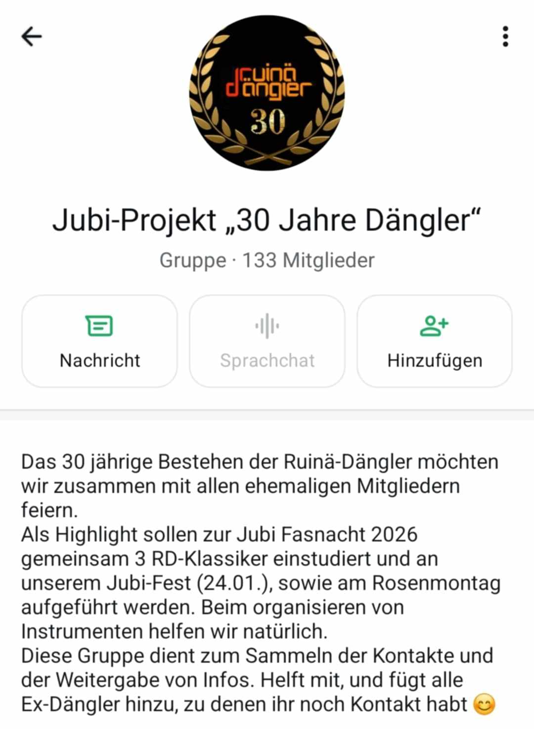 30 Jahre Ruinädängler Jubiläum